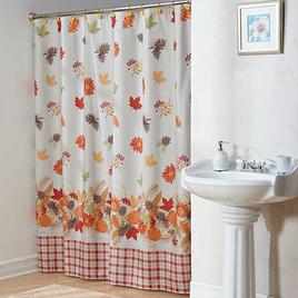 Harvest Garland 13pc. Shower Curtain Set