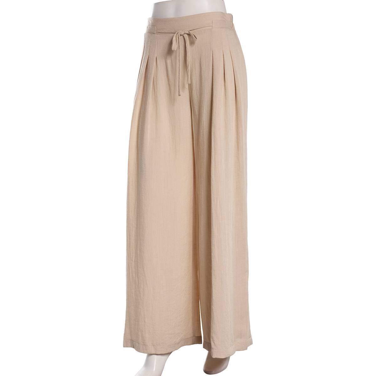 Juniors A. Byer Drawstring Pleated Pull On Pants