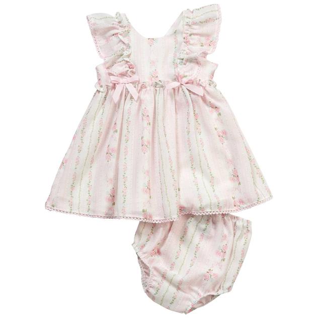 Baby Girl (12-24M) Rare Editions Floral Cap Sleeve Dress