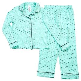 Girls (4-6x) René Rofé® 2pc. Crown/Dots Pajama Set