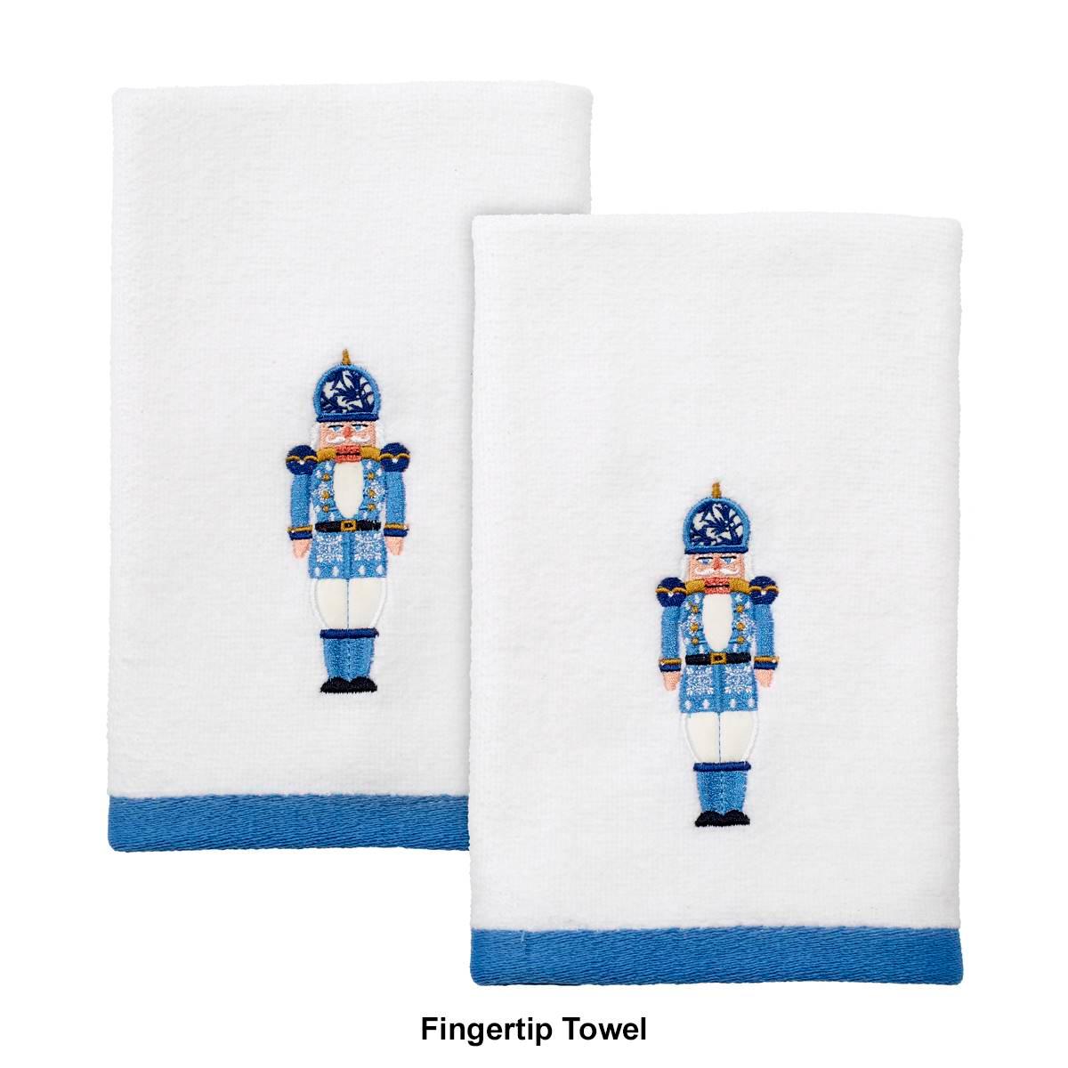 Avanti Nutcracker Trellis Towel Collection