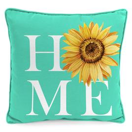 Jordan Manufacturing Home Sunflower Outdoor Throw Pillow