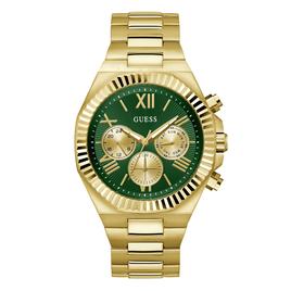 Mens Guess Gold-Tone Multi Function Dress Watch - GW0703G2