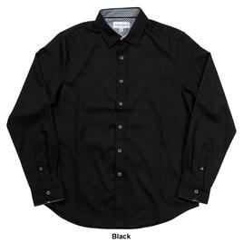 Mens Thomas Sterling Solid Long Sleeve Dress Shirt
