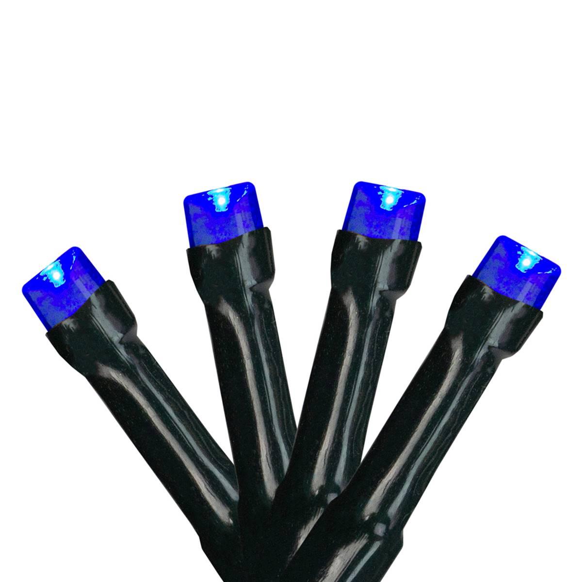 Northlight Seasonal 20ct. Black Wire Blue LED Christmas Lights