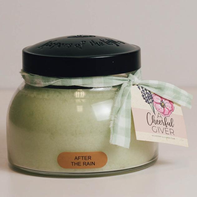 A Cheerful Giver® 22oz. After the Rain Mama Jar Candle