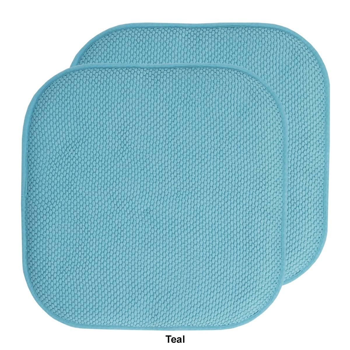 Sweet Home Collection Honeycomb Memory Foam Non-Slip Chair Pad
