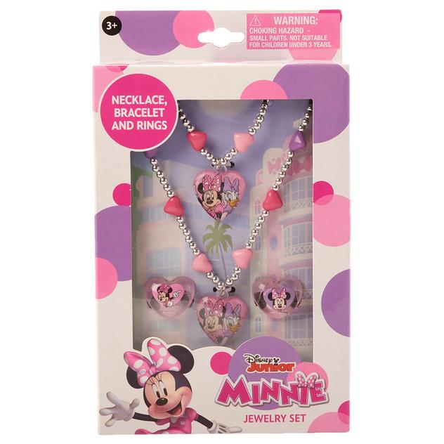 Girls Disney Minnie Mouse Boxed Jewelry Set