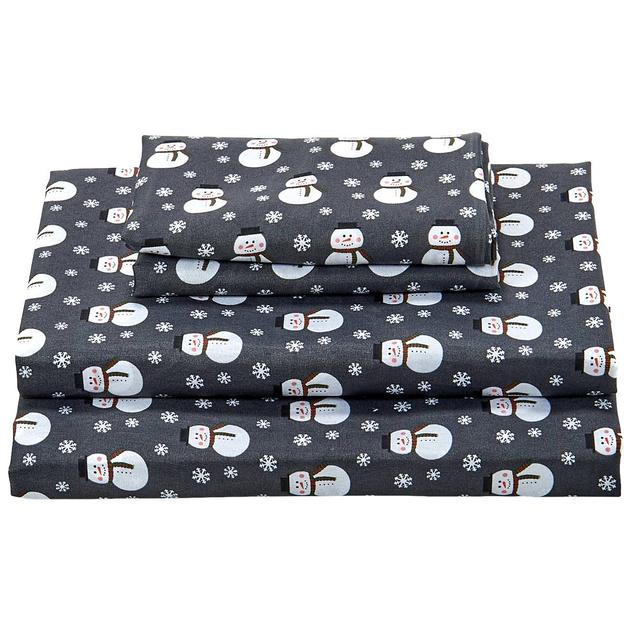 Ashley Cooper™ Snowman Microfiber Sheet Set