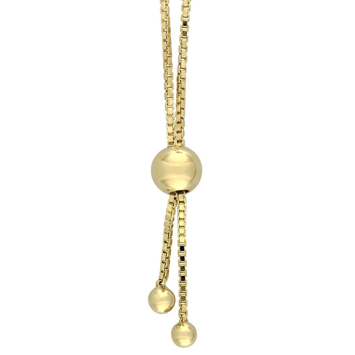 Gold Classics™ Sterling Silver & Gold 1/4ctw. Bracelet