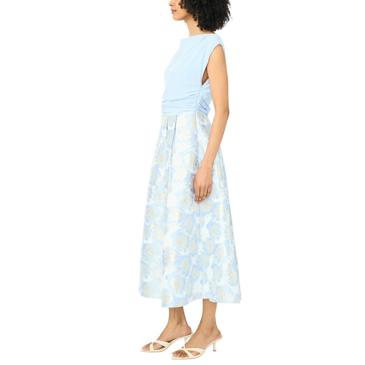 Womens MSK Floral 3/4 Sleeve Floral Fit & Flare Jacket Dress