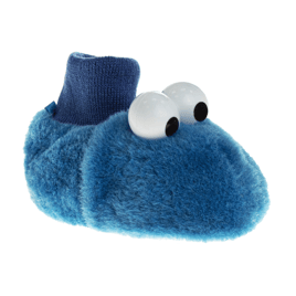 Little Kids Sesame Street(R) Curious Cookie Monster Slippers