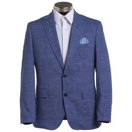 Mens Allyn St. George Marled Sport Coat - Mid Blue Sharkskin