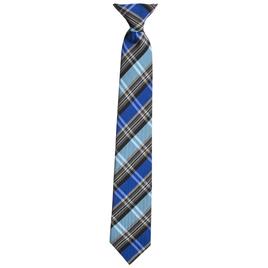 Boys Bill Blass Clip on Tie - Blue/Grey