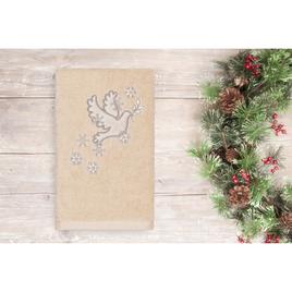 Linum Home Textiles Christmas Dove Hand Towel