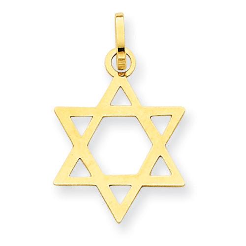 Gold Classics(tm) 14kt. Gold Star of David Pendant
