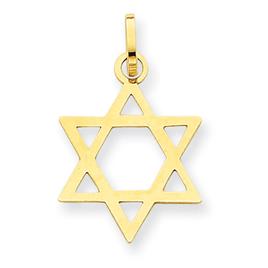Gold Classics(tm) 14kt. Gold Star of David Pendant