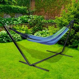 Northlight Seasonal Striped Two Person Double Brazilian Hammock