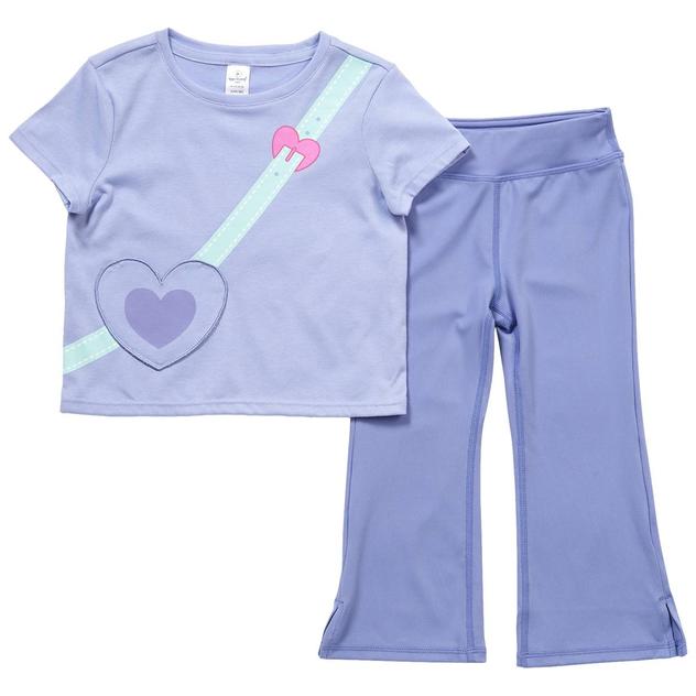 Toddler Girl 90 Degree® by Reflex Heart Pocket Top & Leggings Set