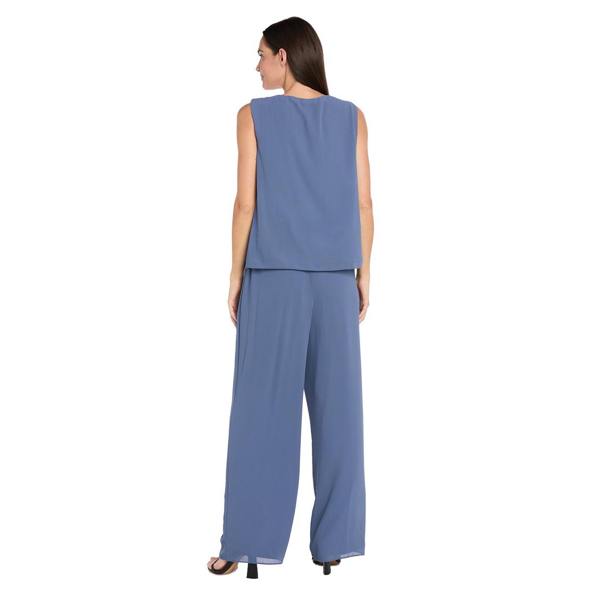 Womens R&M Richards 3pc. Chiffon Tier Pant Set