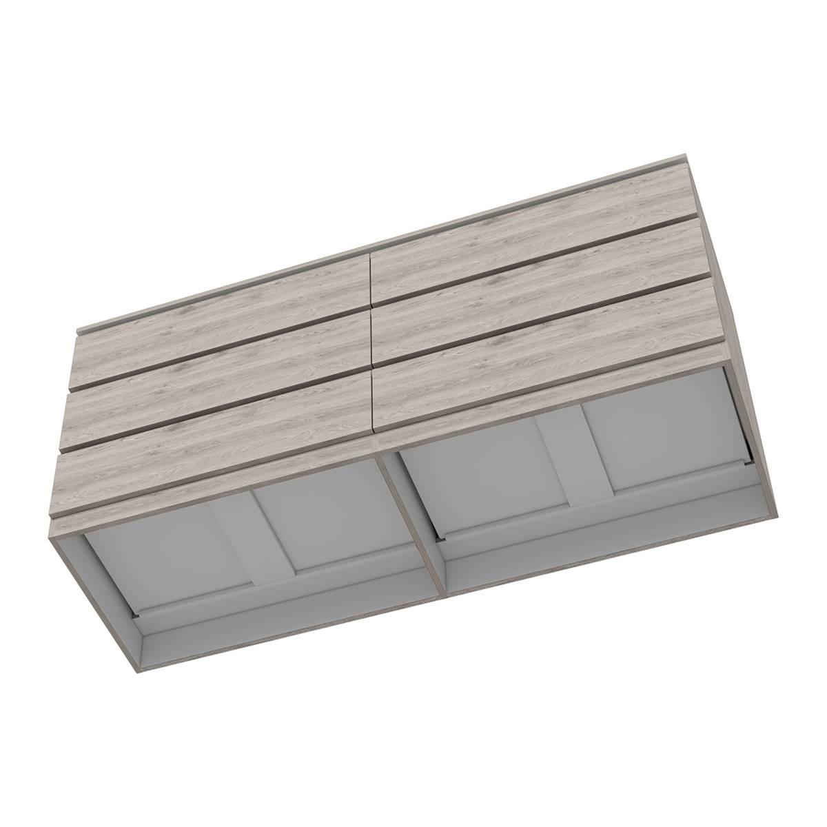 FM FURNITURE Seul 6 Drawer Double Dresser