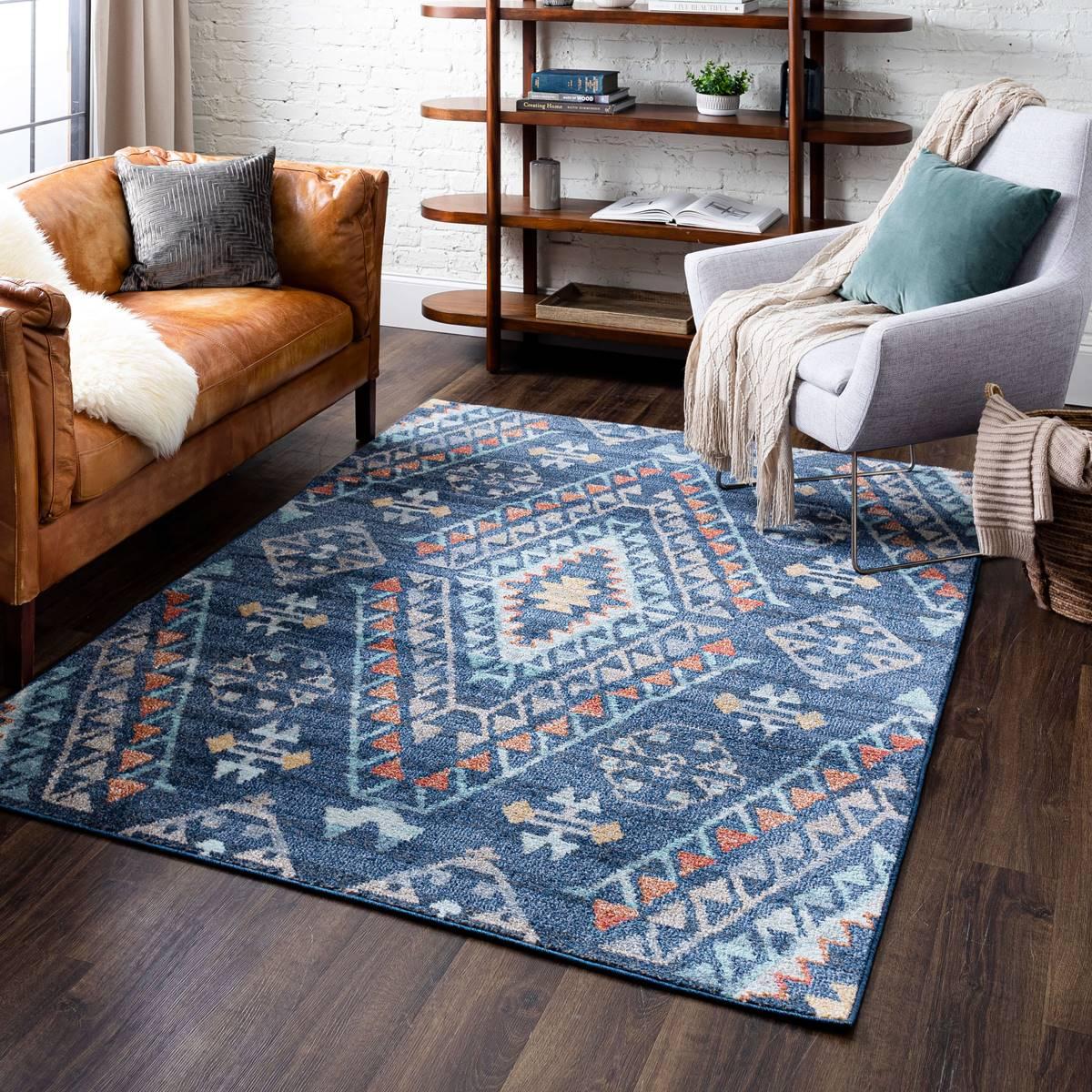 Mohawk Home Fleming Blue Large Area Rug