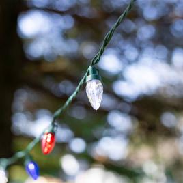 Northlight Seasonal 16ft. Patriotic LED C7 Light Set - Green Wire