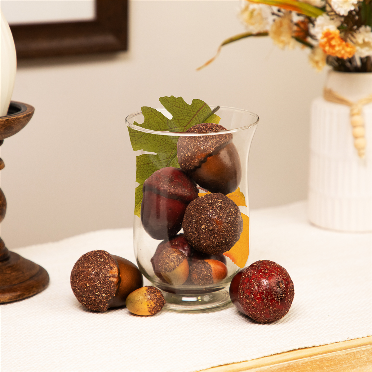 Northlight Fall Harvest 11pc. Acorns & Maple Leaves Decor Set