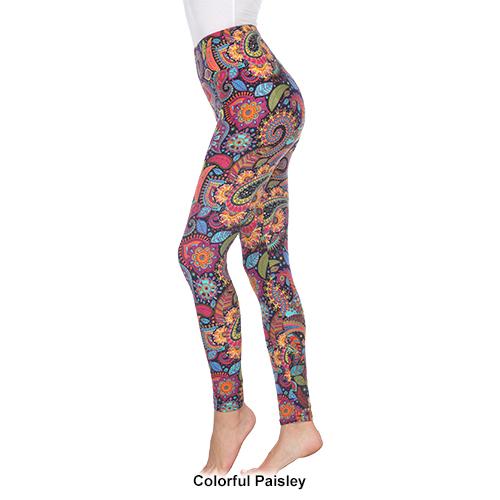 Womens White Mark Paisley Floral Leggings