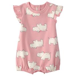 Baby Girl (NB-24M) Carter''s Ig Pink Hippo Print Romper