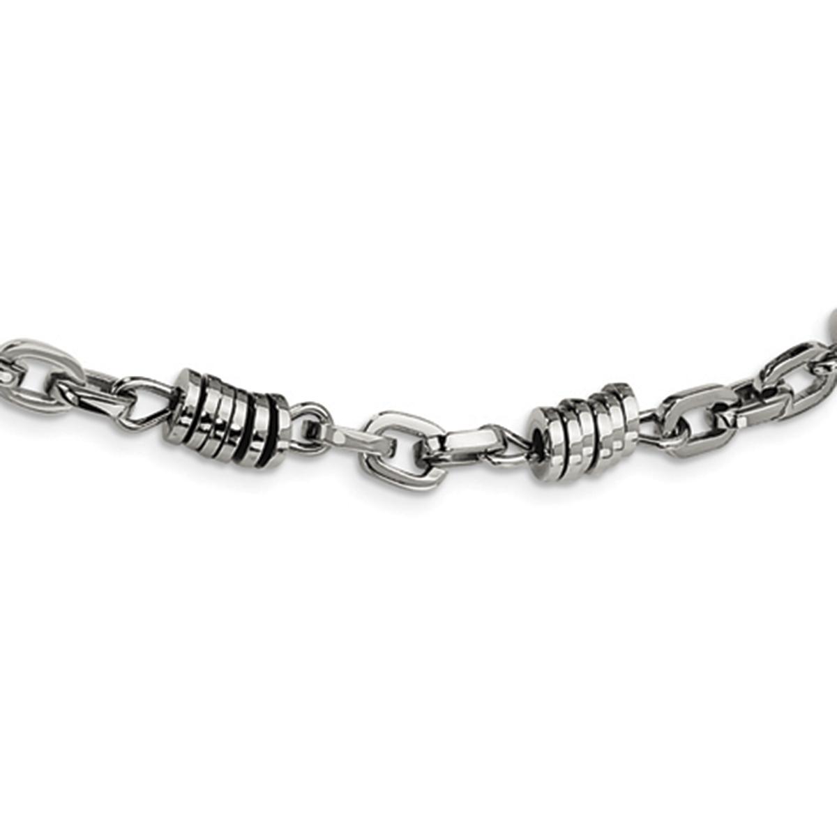 Mens Gentlemen's Classics(tm) Stainless Steel Polished Necklace