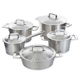 BergHOFF Meta 10pc. Recycled 18/10 Stainless Steel Cookware Set
