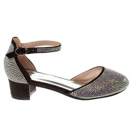 Big Girls Badgley Mischka Block Heeled Dress Heels
