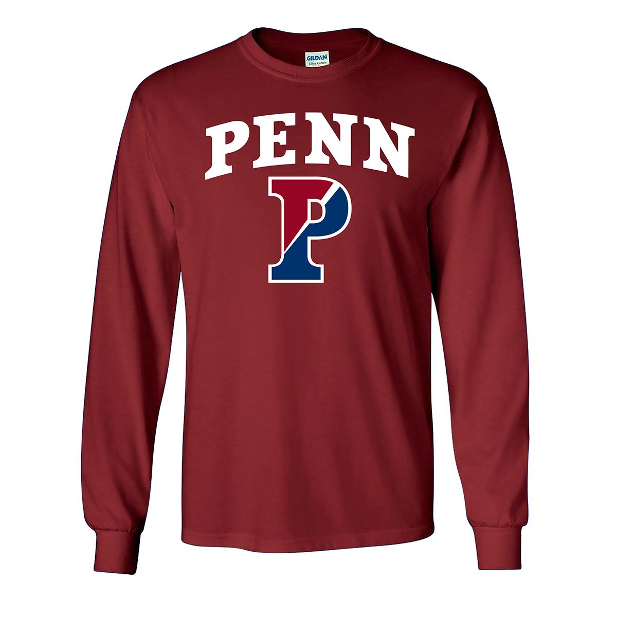 Mens University of Penn Pride Mascot Long Sleeve Tee