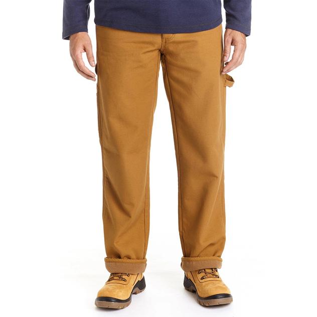 Mens Stanley® Canvas Bonded Fleece Lined Carpenter Pants