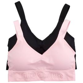 Juniors Plus Juicy Couture 2pk. Seamless Bralettes JC4307-2PKA