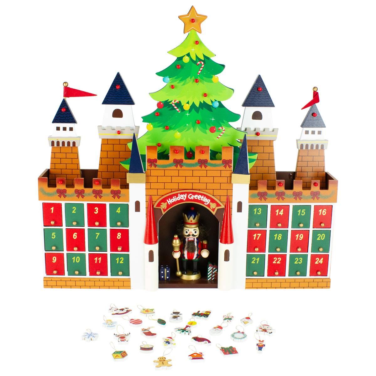 Northlight Seasonal 20.5in. Nutcracker Christmas Advent Calendar