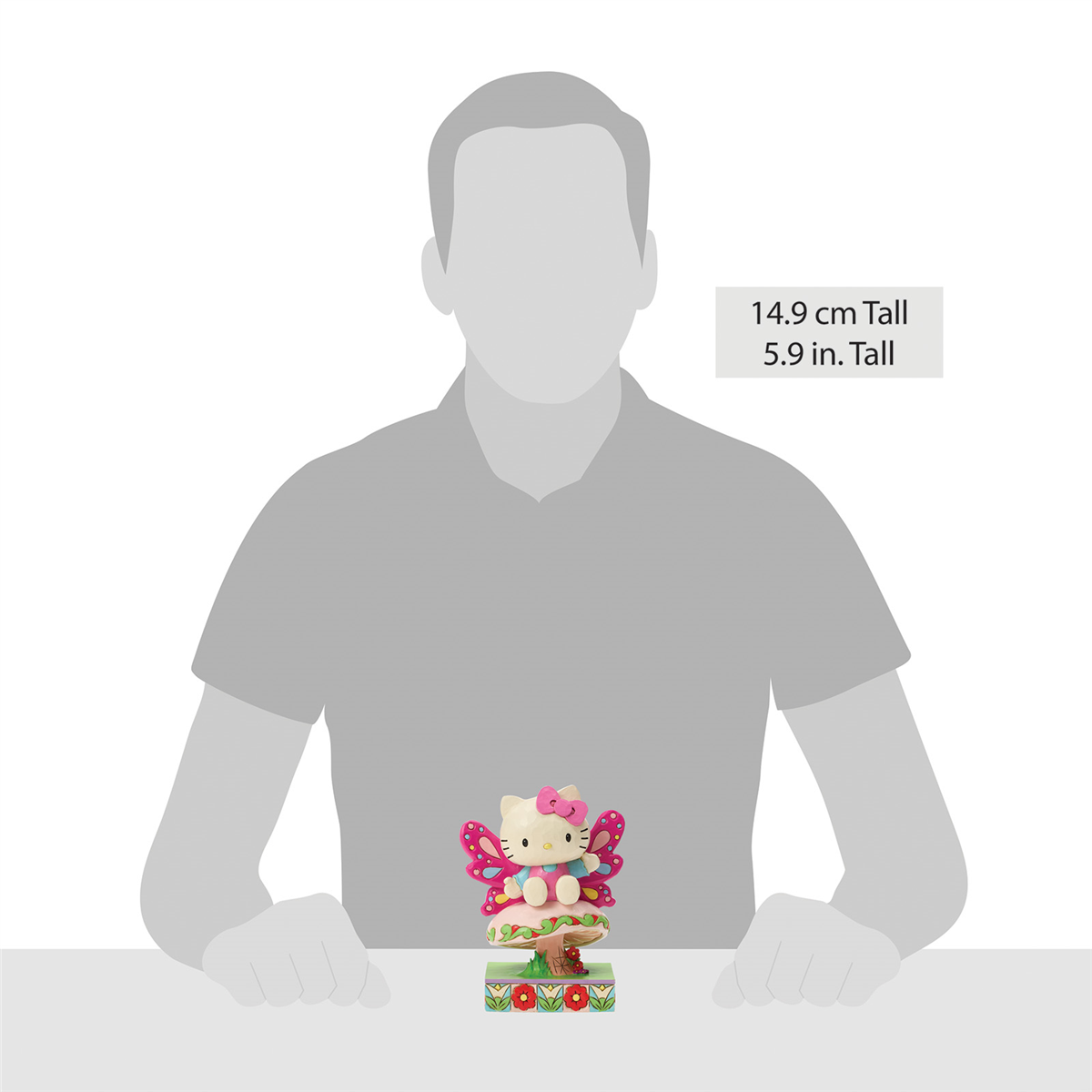 Jim Shore San Rio Hello Kitty Mushroom Fairy Figurine