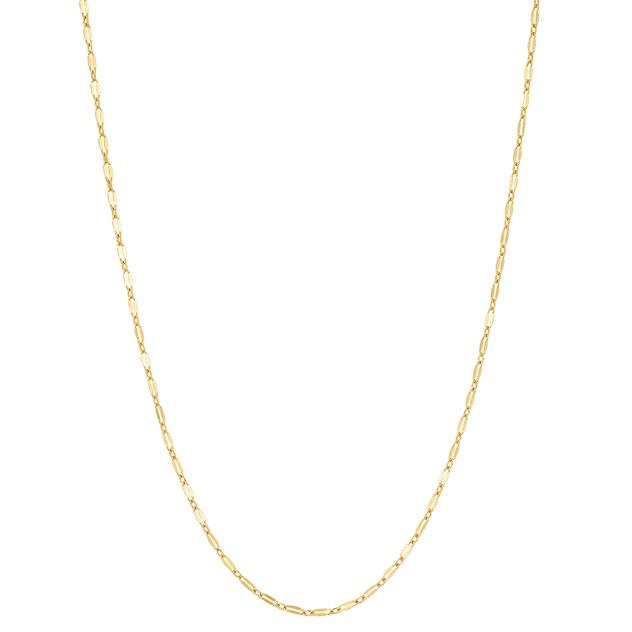 Design Collection Gold-Tone 18in. Lace Chain Necklace