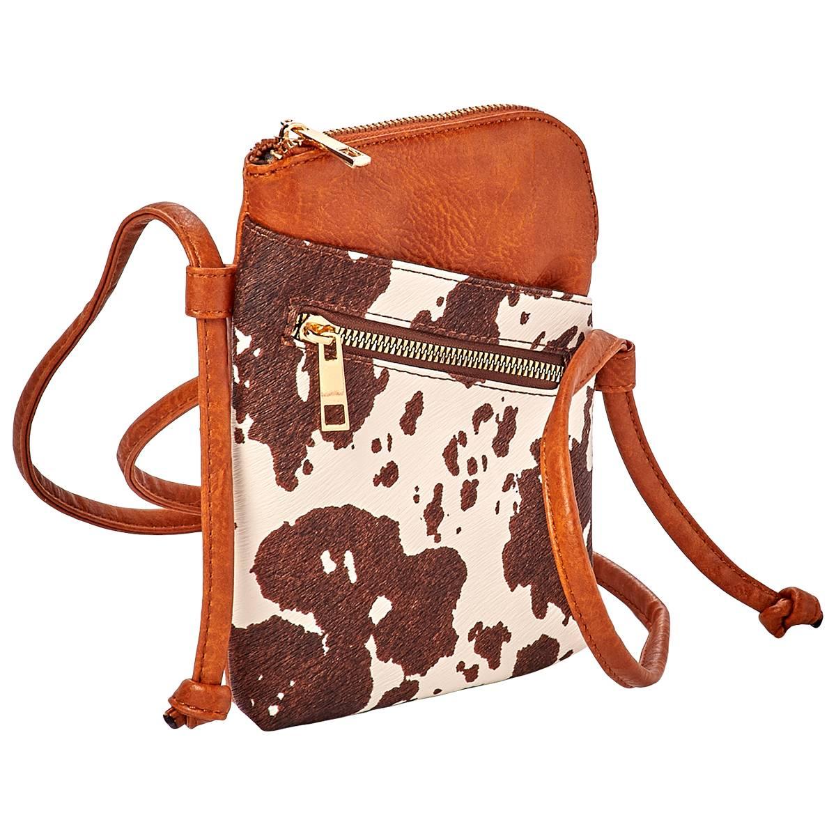 DS Fashion Cow North/South Crossbody