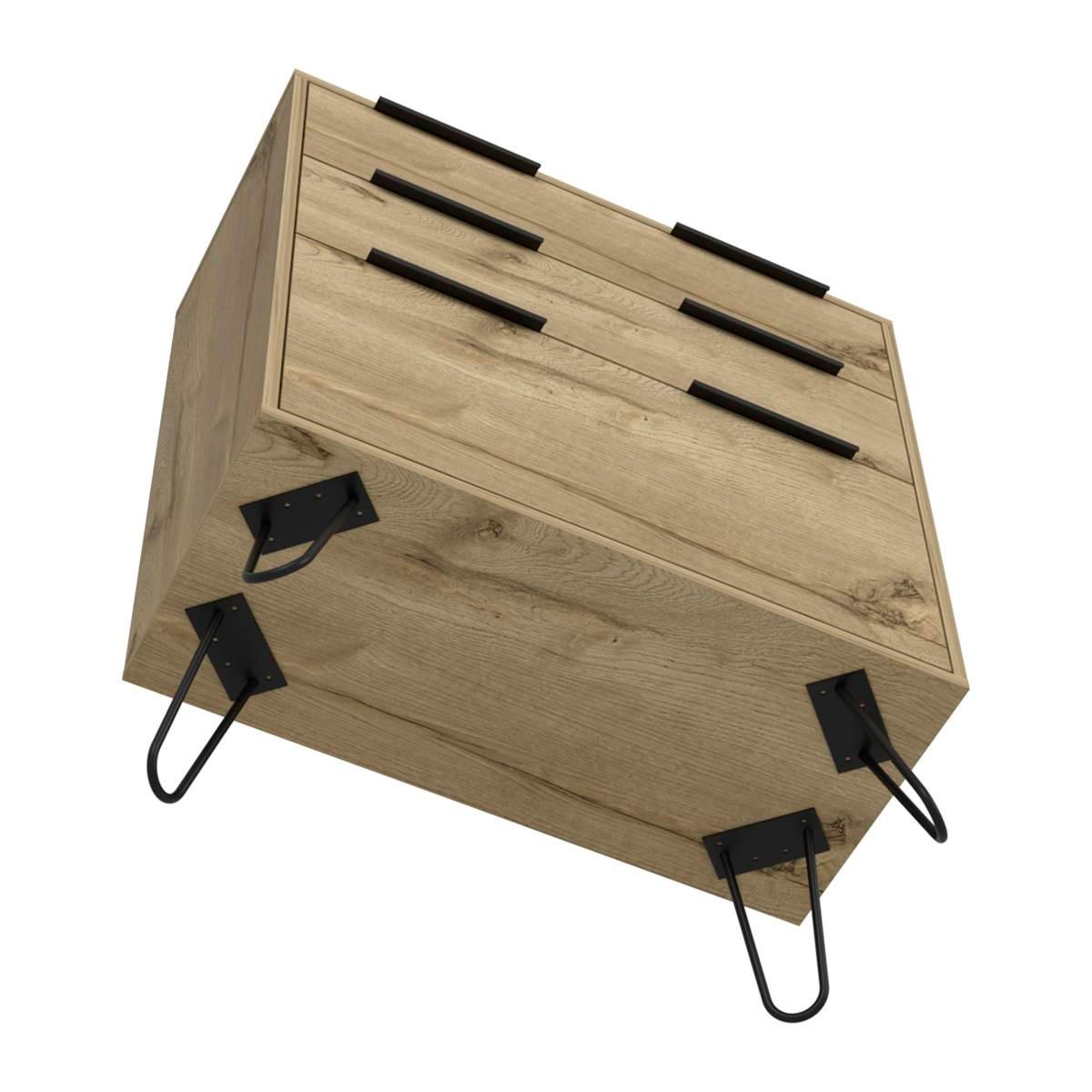 FM FURNITURE Praga Light Oak Dresser