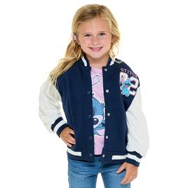 Girls (4-6x) Disney Stitch Fleece Lined Bomber Jacket