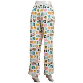 Plus Size Muk Luks Vacation Greetings Pajama Pants with Pockets