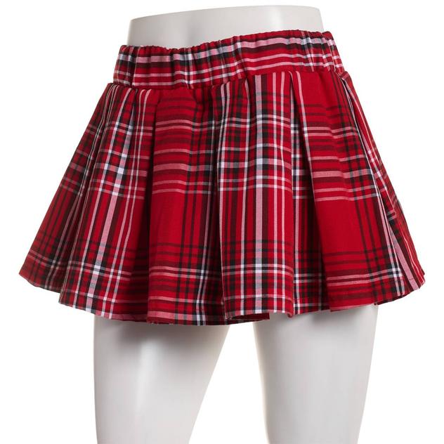 Juniors Jolie & Joy Pleated Plaid Mini Skort