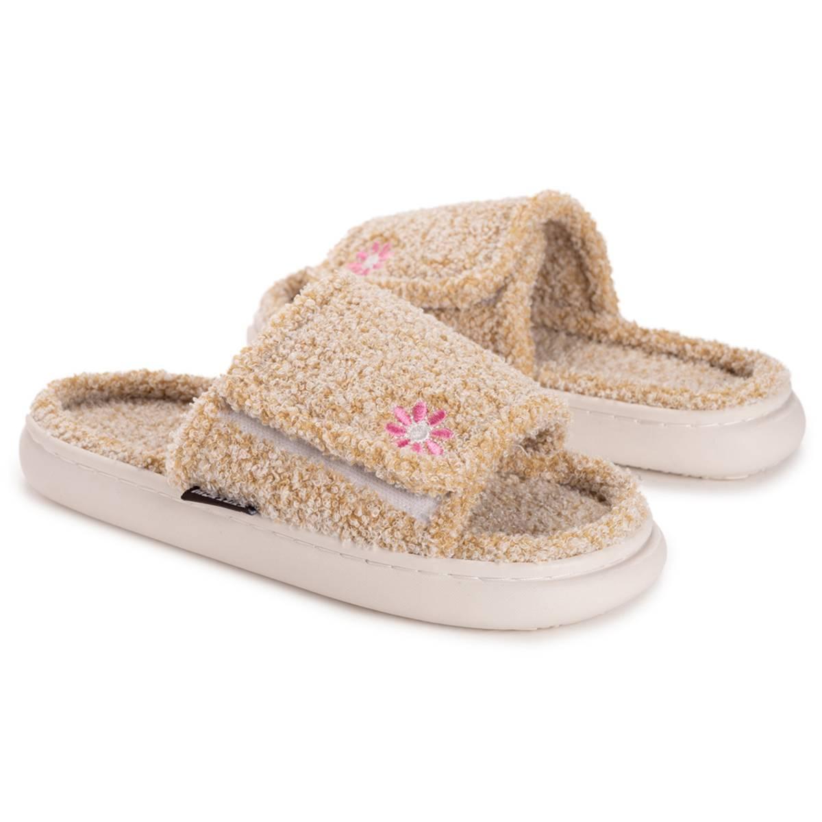 Womens MUK LUKS® Gael Velcro Slide Slippers