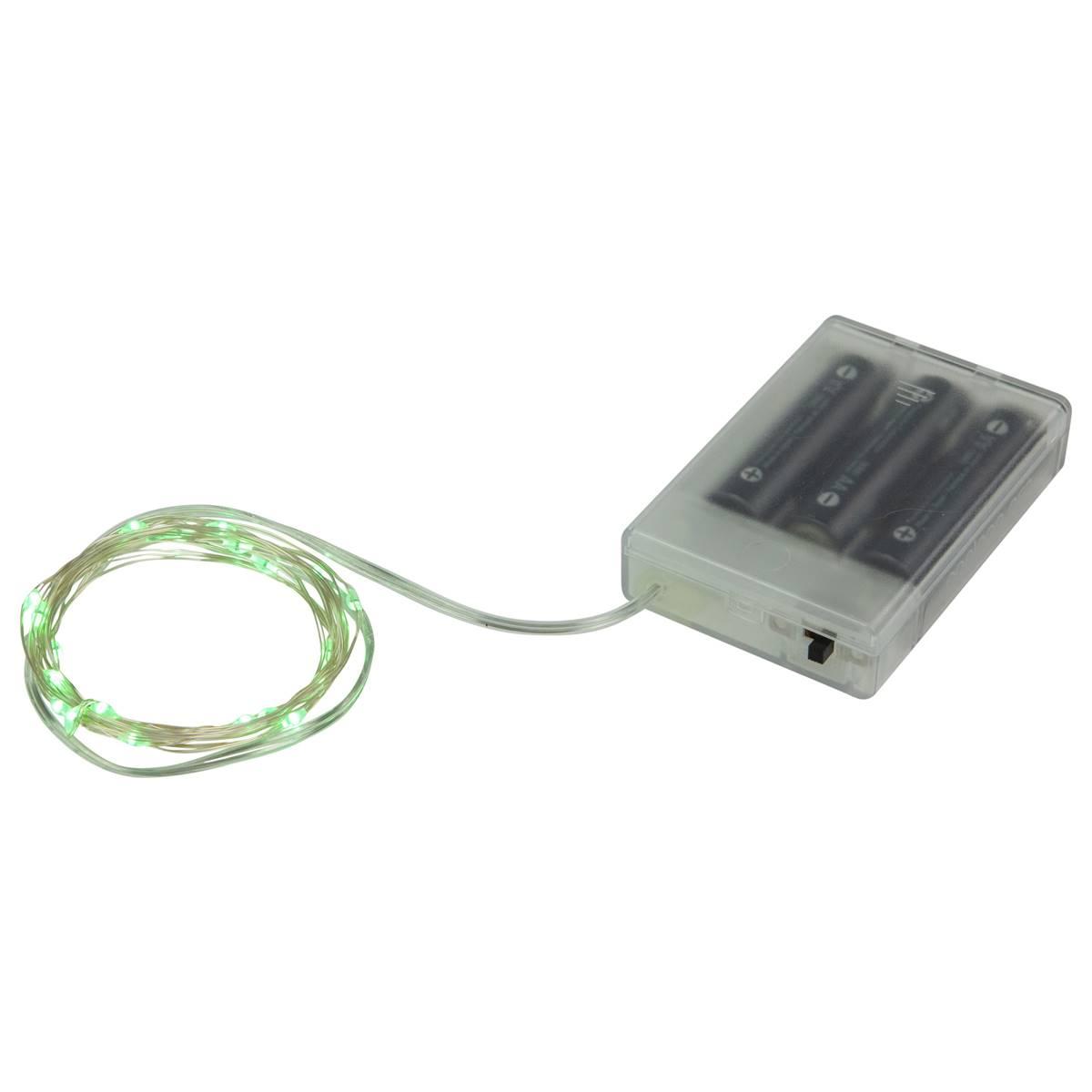 Northlight Seasonal 20ct. Green LED Micro Fairy Christmas Lights