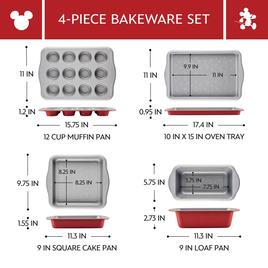 Farberware® Disney Bake with Mickey Nonstick 4pc. Bakeware Set