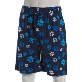 Mens Preswick & Moore™ Paw Print Drawstring Pajama Shorts
