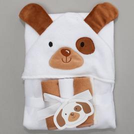 Jamberries 3D Dog Hooded Towe lw/3 Washcloths