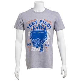 Young Mens Top Gun Test Pilot Graphic Tee